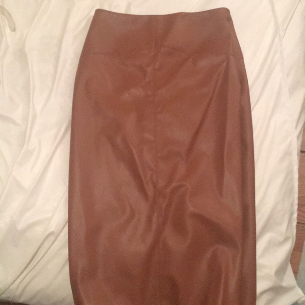 Karen Millen faux leather pencil skirt